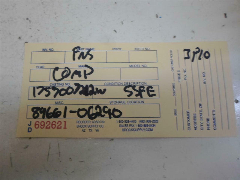 OEM Engine Computer Programmed Plug & Play Toyota Camry 1996 89661-06290 PCM ECM