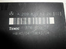 Rear Temic Control Module Mercedes-Benz CLK-Class 2003 2004 2005 2006 2007 209 820 52 26