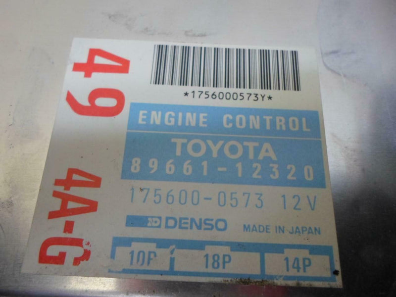 OEM Engine Computer Toyota Corolla 1989 89661-12320 ECM PCM ECU