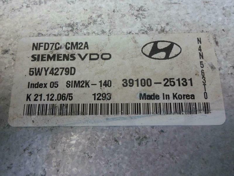 OEM Engine Computer Hyundai Sonata 2006 2007 2008 39100-25131 2.4L At PCM ECU