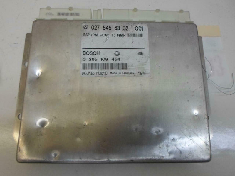 ABS Control Module Mercedes-Benz CL-Class Cl500 2000 0275456332