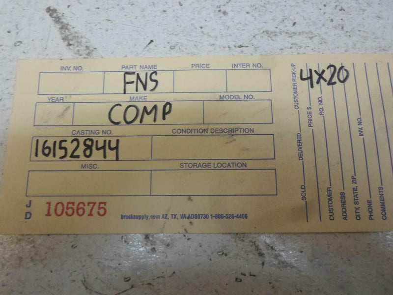 ABS Control Module Chevrolet Cavalier 1992 16152844