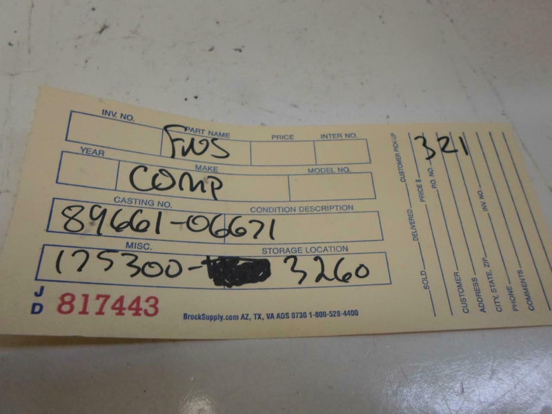 OEM Engine Computer Programmed Plug&Play Toyota Camry 1999 89661-06671 PCM ECM