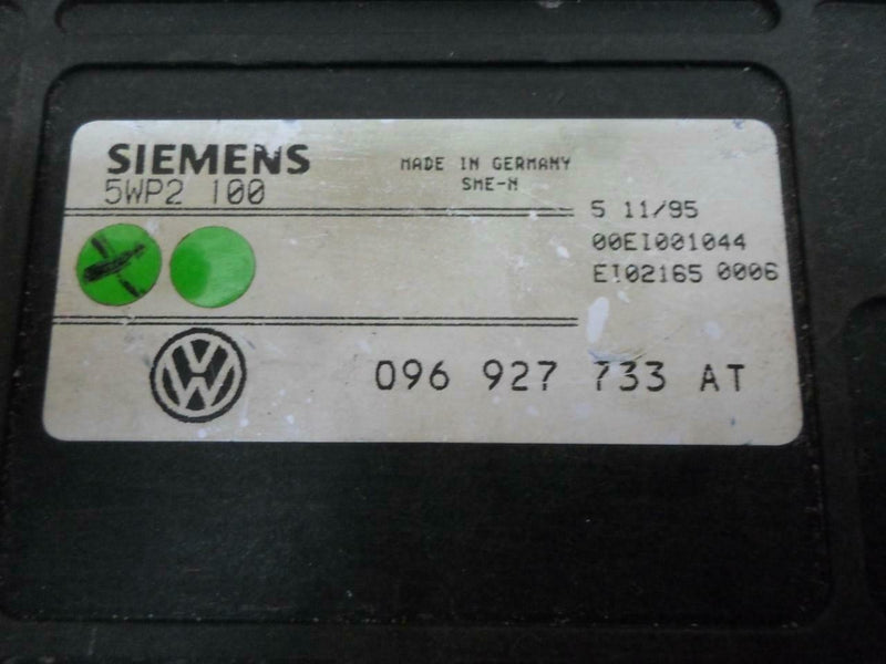 Transmission Control Module TCM TCU Volkswagen Jetta 1995 096927733At 2.0L