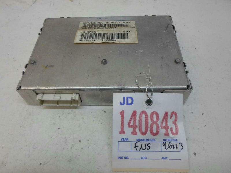 ABS Control Module Pontiac Grand Prix 1994 16184393