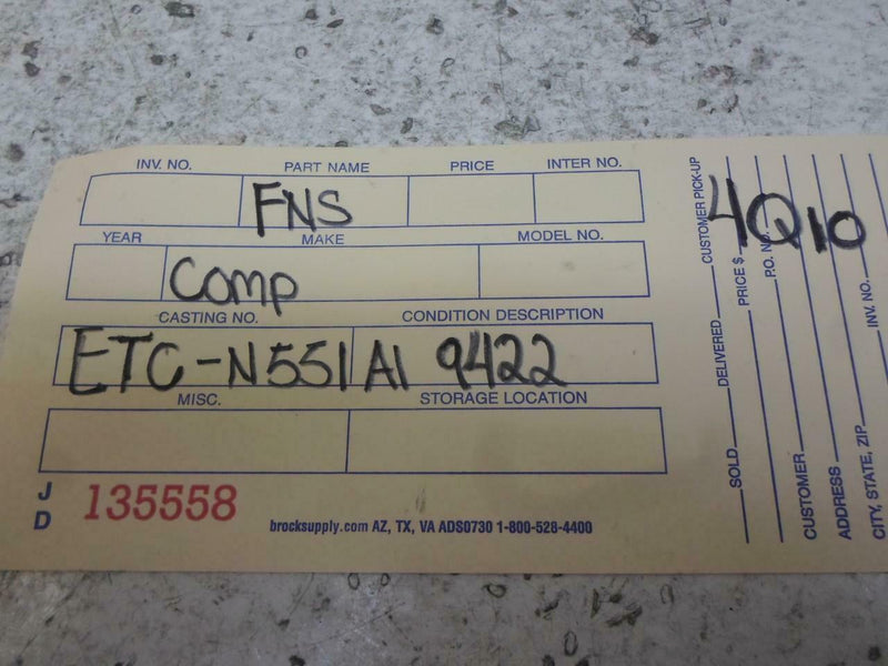Transmission Control Module TCM TCU Nissan Altima 1998 1999 ETC-N551 A1