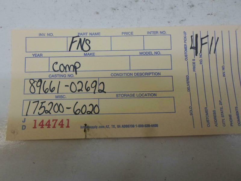 OEM Engine Computer Programmed Plug&Play Toyota Corolla 2000 89661-02692 At ECM