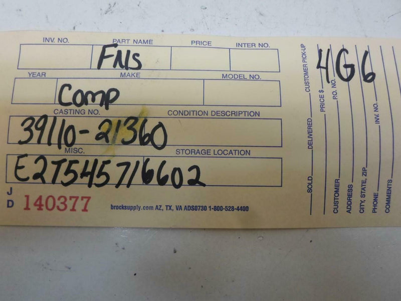 OEM Engine Computer Hyundai Excel 1986 1987 39110-21360 ECM PCM ECU