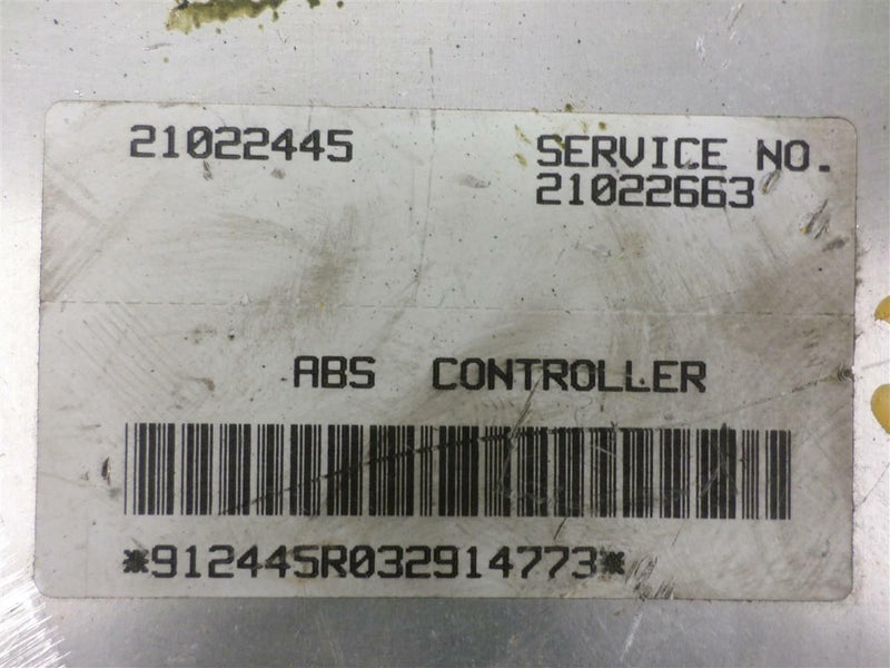 ABS Control Module Saturn S Series 1994 21022445 21022663