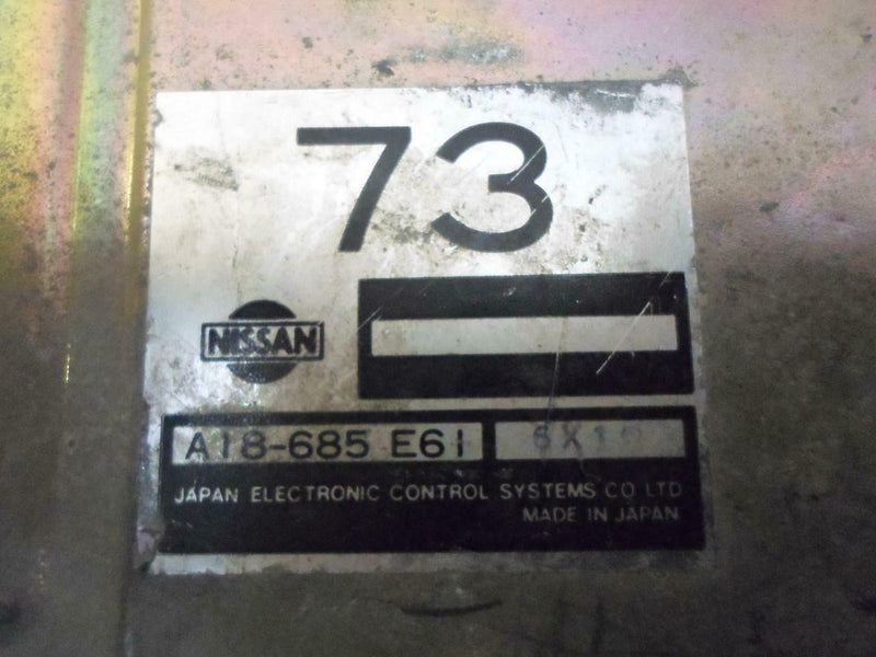 OEM Engine Computer Nissan Maxima 1987 A18-685 E61 At ECM PCM ECU