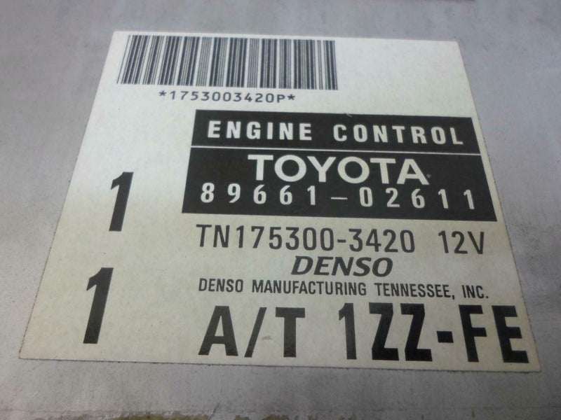 OEM Engine Computer for 1999, 2000 Toyota Corolla – 89661-02611