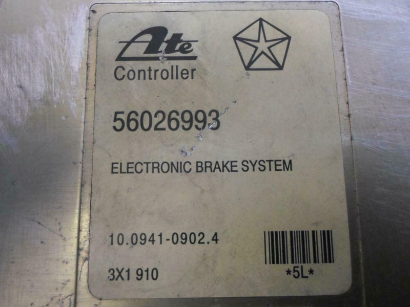 ABS Control Module Jeep Cherokee 1992 1993 1994 1995 56026993