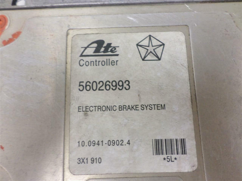 ABS Control Module Jeep Wrangler 1992 1993 1994 1995 56026993