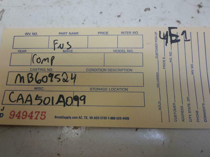 Temperature Control Module Mitsubishi 3000GT 1991 Mb609524