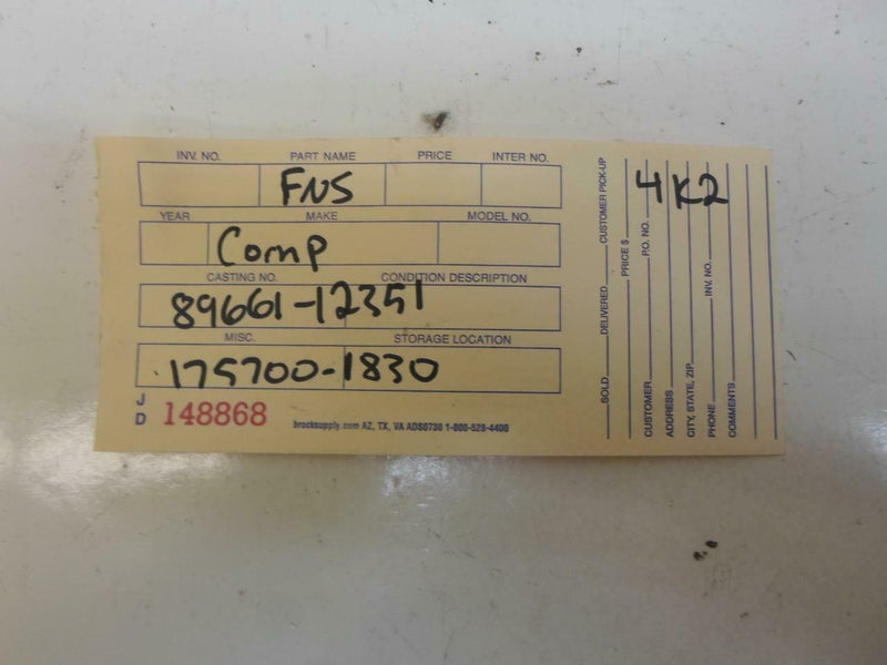 OEM Engine Computer Geo Prizm 1989 1990 89661-12351 ECM PCM ECU