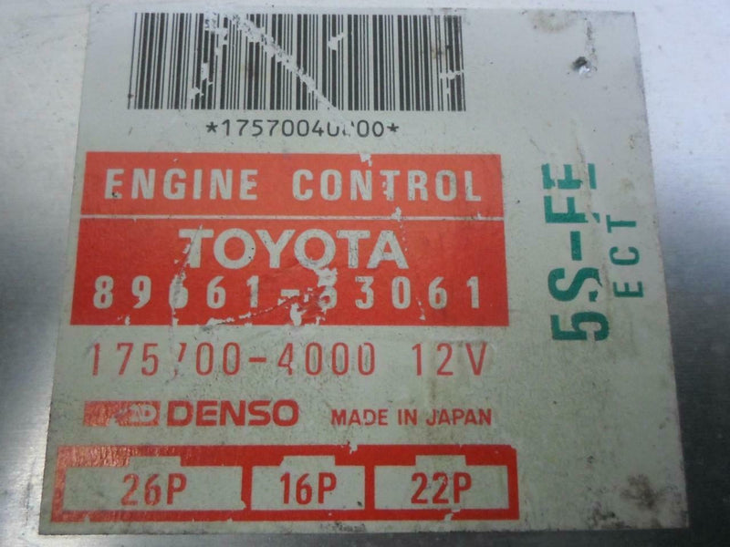 OEM Engine Computer Programmed Plug&Play Toyota Camry 1992 1993 89661-33061 PCM