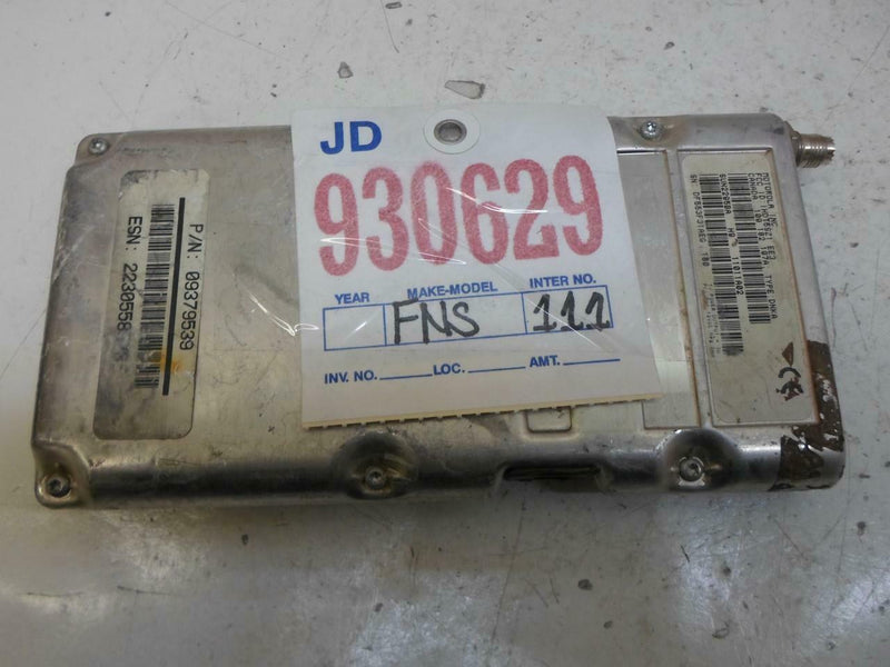 Communication Control Module Cadillac Deville 2000 09379539