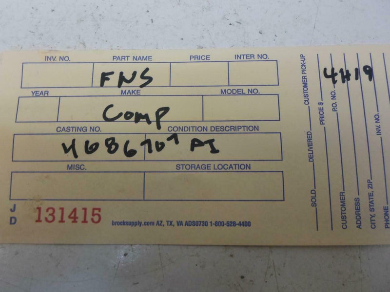 Transmission Control Module TCM TCU Chrysler Town & Country 1998 04686707Ai