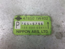 ABS Control Module Nissan Pathfinder 1998 47850 1W402 4X4
