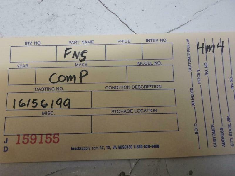 ABS Control Module Chevrolet Lumina Van 1993 16163576