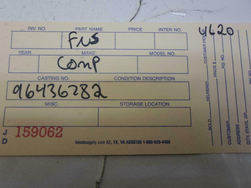 OEM Engine Computer Programmed Chevrolet Optra 2006 96436782 ECM ECU PCM