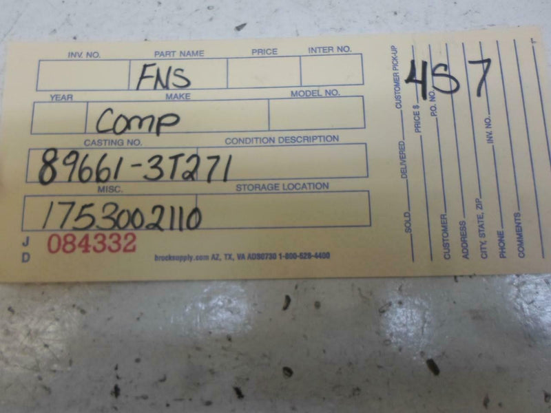 OEM Engine Computer Programmed Plug&Play Toyota Camry 1998 1999 89661-3T271 PCM