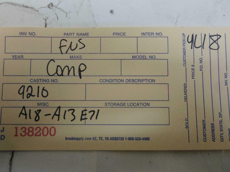 OEM Engine Computer Nissan Maxima 1989 A18-A13 E71 At ECM PCM ECU