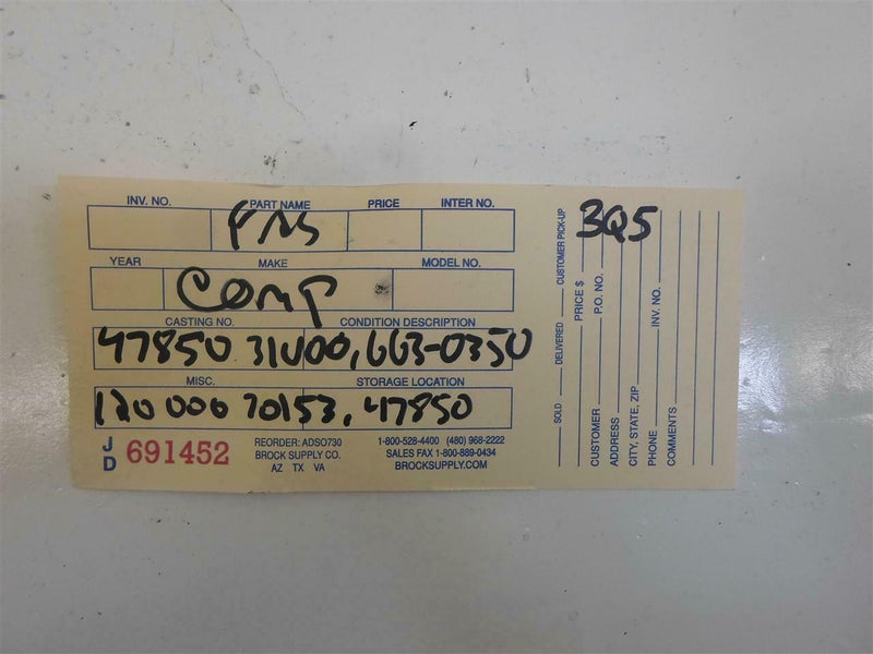 ABS Control Module Nissan Maxima 1995 1996 47850-31U00