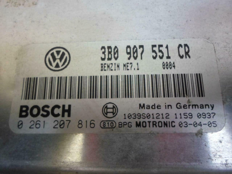 OEM Engine Computer Volkswagen Passat 2003 3B0907551Cr ECU ECM PCM