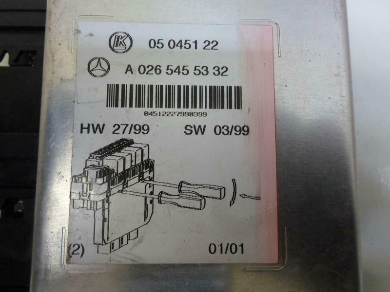 Signal Activation Body Control Module Mercedes-Benz CL-Class 2001 – 0265455332