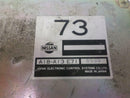OEM Engine Computer Nissan Maxima 1989 A18-A13 E71 At PCM ECM ECU