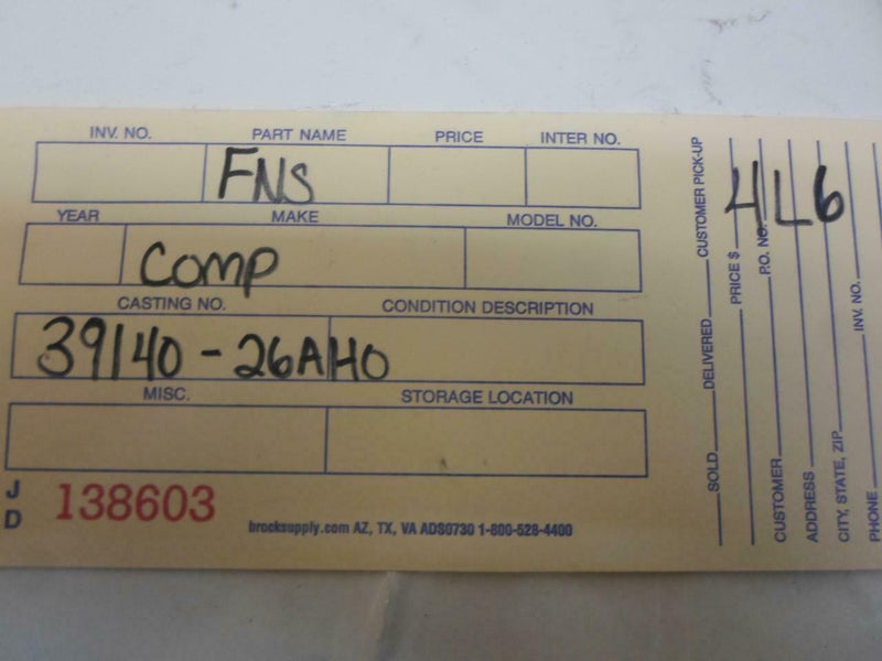 OEM Engine Computer Kia Rio 2011 39140-26Ah0 Mt ECM PCM ECU