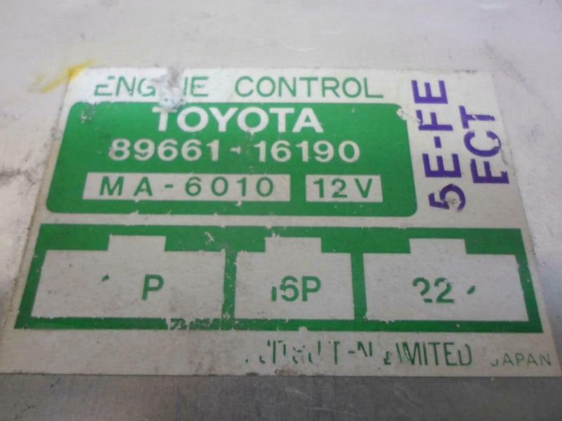 OEM Engine Computer Programmed Plug&Play Toyota Paseo 1992 1993 89661-16190 PCM