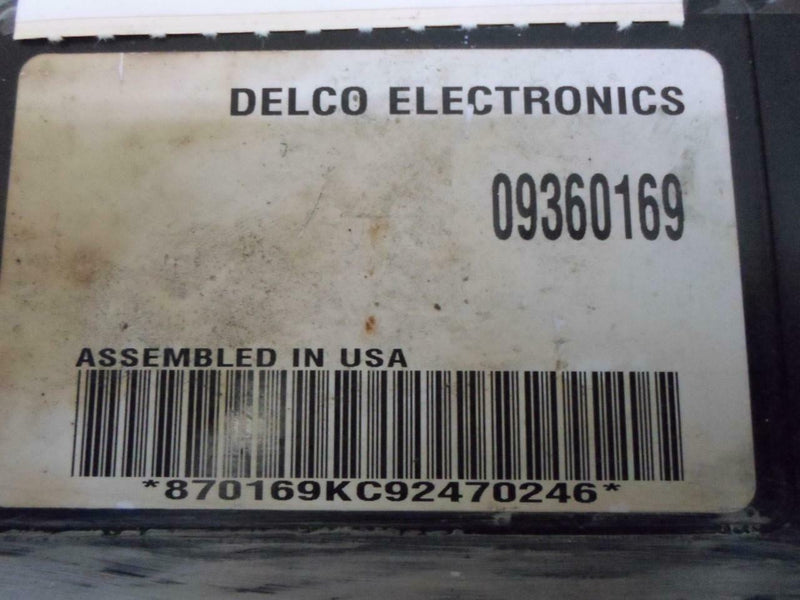 Body Control Module Chevrolet Malibu 2000 09360169 BCM BCU