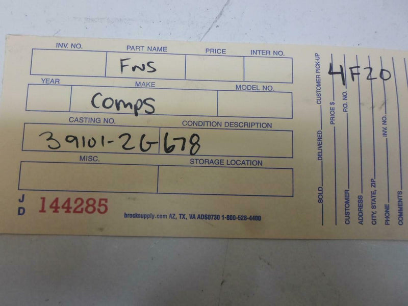 OEM Engine Computer Hyundai Sonata 2011 2012 2013 39111-2G678 39101-2G678 ECU