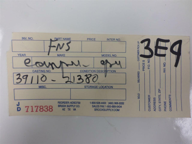 OEM Engine Computer Hyundai Precis 1987 39110-21380 At PCM ECM ECU