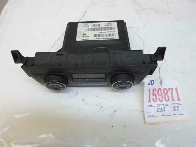 OEM Climate Control Cadillac Dts 2007 2008 2009 2010 2011 15228682