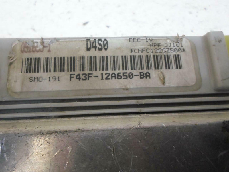 OEM Engine Computer Ford Tempo 1994 F43F-12A650-Ba D4S0 PCM ECM ECU