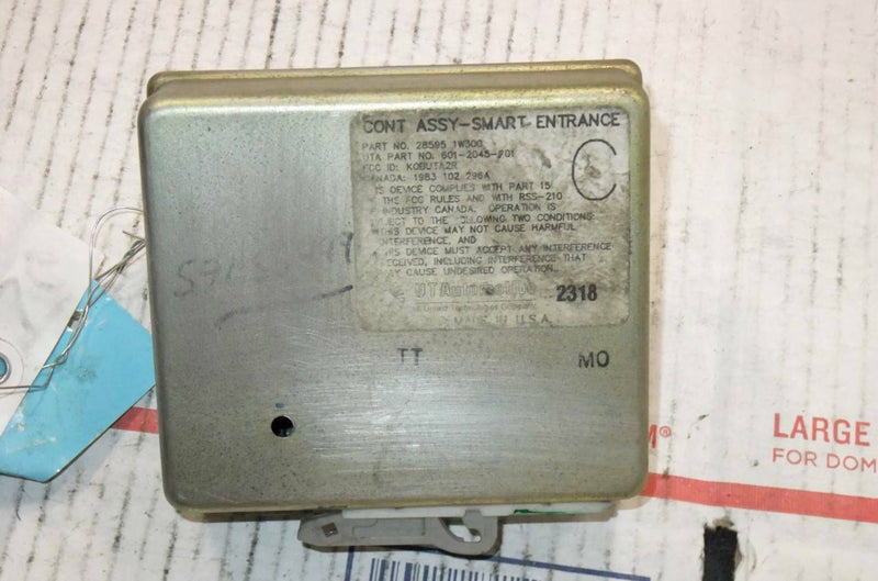 Theft-Locking Control Module Infiniti Qx4 1997 1998 1999 28595 1W300 Keyless