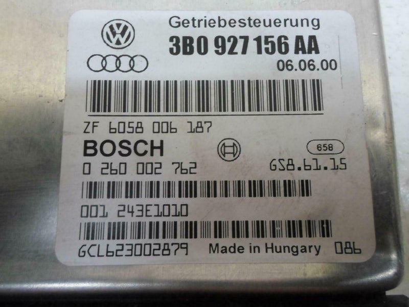 Transmission Control Module TCM TCU Volkswagen Passat 2001 3B0927156Aa