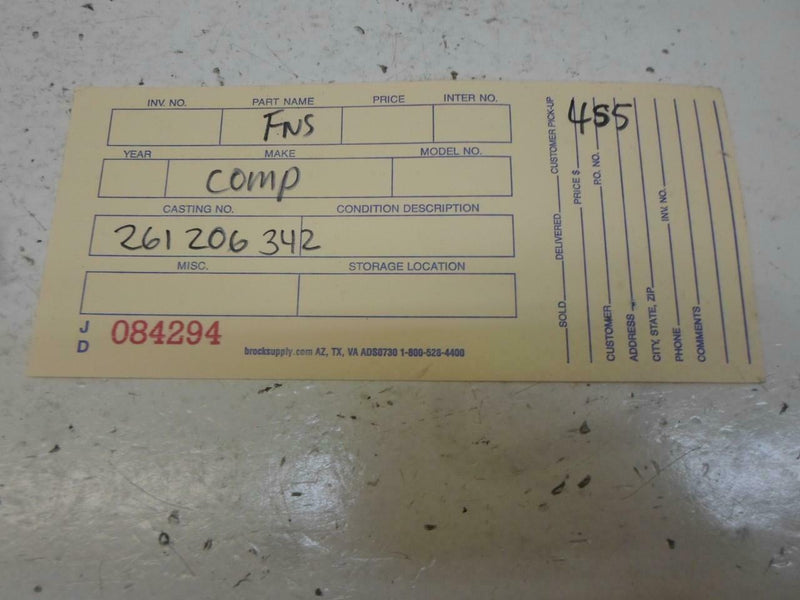 OEM Engine Computer Kia Sephia 2000 K2Bwb M 261 206 342 PCM ECM ECU