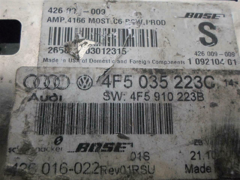 OEM Amp Amplifier Audi A6 2005 4F5035223C