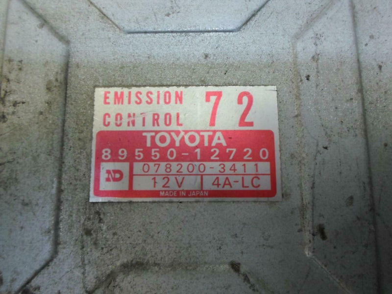 Emission Control Module Toyota Corolla 1984 1985 89550-12720