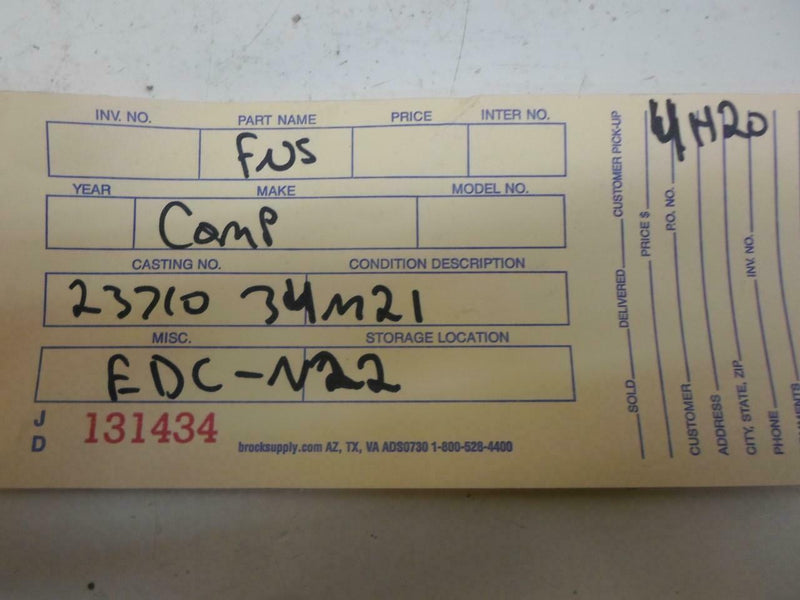 OEM Engine Computer Nissan Pulsar 1985 23710 34M21 At ECM ECU PCM