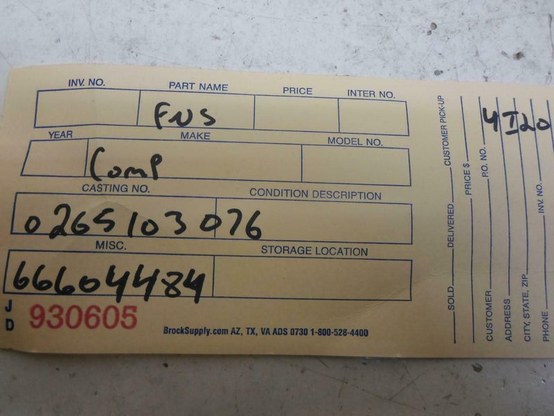 ABS Control Module Nissan Quest 1996 1997 1998 F5Xa-2C219-Aa