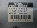 Steering Control Module Toyota Prius 2001 2002 2003 89650-47070