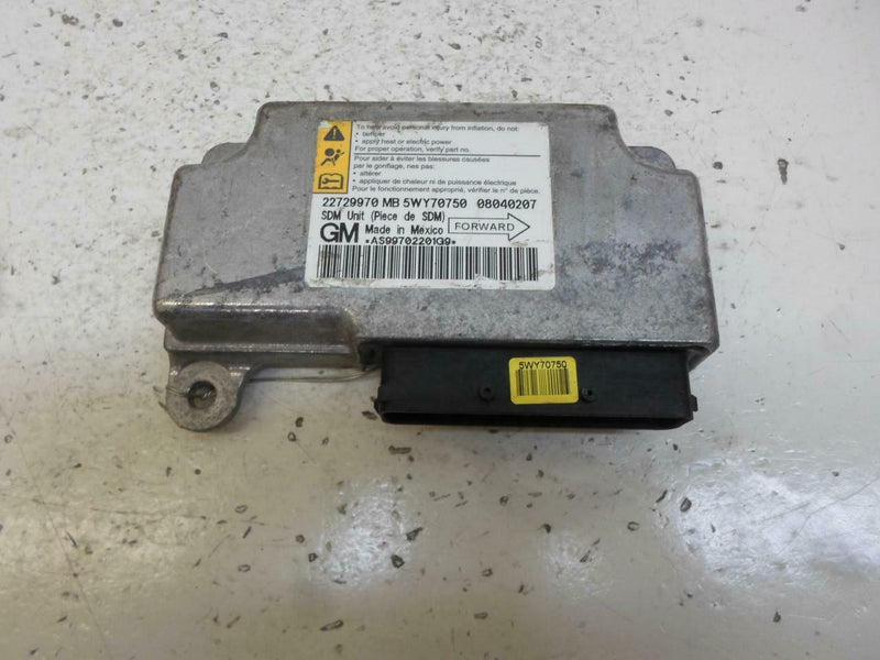 Airbag Control Module Chevrolet Malibu 2004 22729970