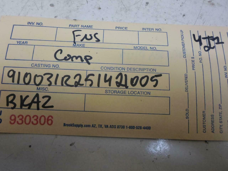 ABS Control Module Chevrolet Lumina Van 1995 1996 16203636