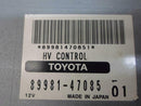 Hybrid Vehicle Control Module Toyota Prius 2004 89981-47085