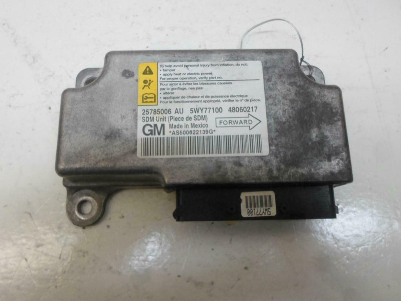 Airbag Control Module Saturn Aura 2007 25785006